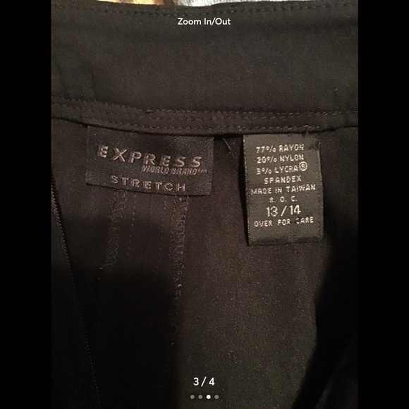 Express Alined mini skirt - Picture 3 of 3